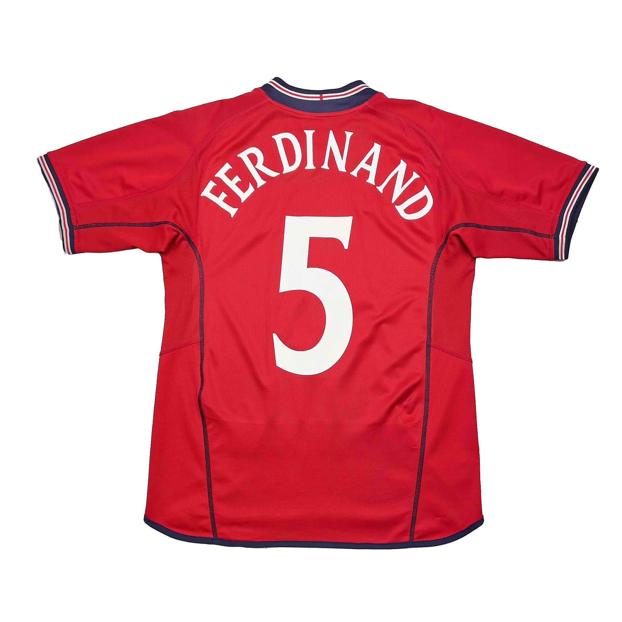 Buy 2002/04 England Ferdinand 5 Away Shirt (S) Umbro ~ Free worldwide shipping ~ Authentic Vintage Football Shirts from Cult Kits