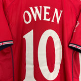 Shop 2002/04 ENGLAND OWEN #10 AWAY SHIRT (L) UMBRO, classic football shirts, vintage football shirts & retro soccer jerseys at Cult Kits