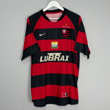 Shop 2002/04 FLAMENGO #10 HOME SHIRT (L) NIKE, classic football shirts, vintage football shirts & retro soccer jerseys at Cult Kits