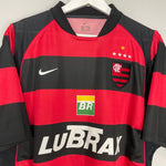 Shop 2002/04 FLAMENGO HOME SHIRT (XL) NIKE, classic football shirts, vintage football shirts & retro soccer jerseys at Cult Kits