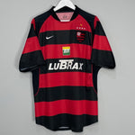 Shop 2002/04 FLAMENGO HOME SHIRT (XL) NIKE, classic football shirts, vintage football shirts & retro soccer jerseys at Cult Kits