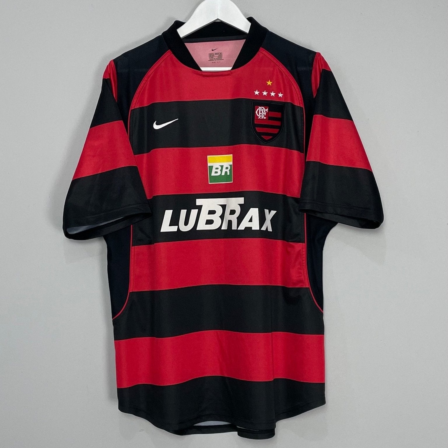 Shop 2002/04 FLAMENGO HOME SHIRT (XL) NIKE, classic football shirts, vintage football shirts & retro soccer jerseys at Cult Kits