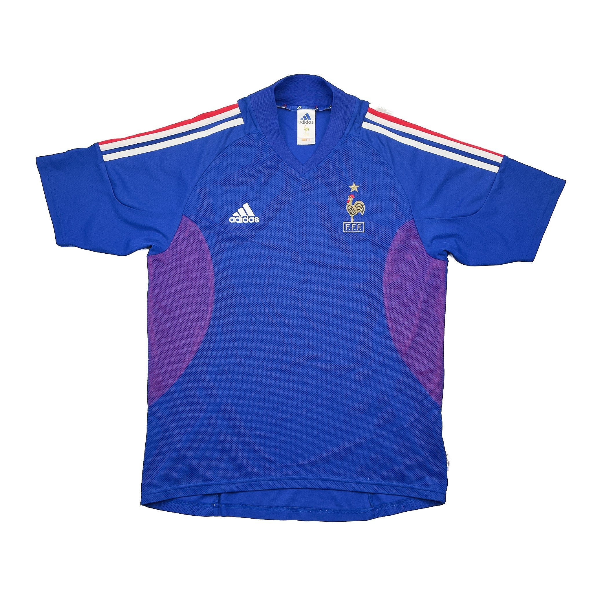 Buy 2002/04 France Home Shirt (M) Adidas ~ Free worldwide shipping ~ Authentic Vintage Football Shirts from Cult Kits