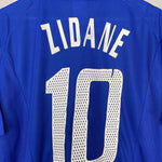 Shop 2002/04 FRANCE ZIDANE #10 HOME SHIRT (L) ADIDAS, classic football shirts, vintage football shirts & retro soccer jerseys at Cult Kits