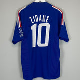 2002/04 FRANCE ZIDANE 10 HOME SHIRT (L) ADIDAS - Cult Kits - Large - Buy Vintage Football Shirts, Authentic Retro Football Shirts For Sale, Classic Football Shirts & Soccer Jersey