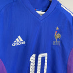 Shop 2002/04 FRANCE ZIDANE #10 HOME SHIRT (L) ADIDAS, classic football shirts, vintage football shirts & retro soccer jerseys at Cult Kits