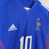 Shop 2002/04 FRANCE ZIDANE #10 HOME SHIRT (L) ADIDAS, classic football shirts, vintage football shirts & retro soccer jerseys at Cult Kits