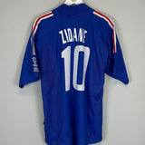 2002/04 FRANCE ZIDANE 10 HOME SHIRT (L) ADIDAS - Cult Kits - Large - Buy Vintage Football Shirts, Authentic Retro Football Shirts For Sale, Classic Football Shirts & Soccer Jersey