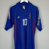2002/04 FRANCE ZIDANE 10 HOME SHIRT (L) ADIDAS - Cult Kits - Large - Buy Vintage Football Shirts, Authentic Retro Football Shirts For Sale, Classic Football Shirts & Soccer Jersey