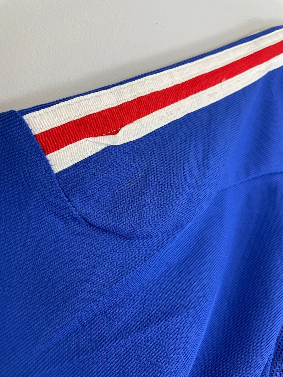 2002/04 FRANCE ZIDANE 10 HOME SHIRT (L) ADIDAS - Cult Kits - Large - Buy Vintage Football Shirts, Authentic Retro Football Shirts For Sale, Classic Football Shirts & Soccer Jersey