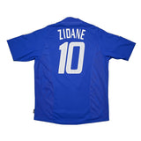 Buy 2002/04 France Zidane 10 Home Shirt (L) Adidas ~ Free worldwide shipping available ~ Authentic Vintage Football Shirts from Cult Kits