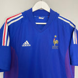 Shop 2002/04 FRANCE ZIDANE #10 HOME SHIRT (M) ADIDAS, classic football shirts, vintage football shirts & retro soccer jerseys at Cult Kits
