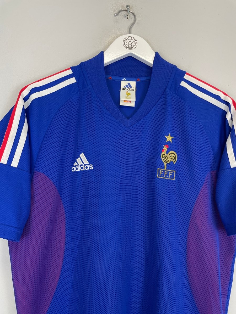 2002/04 FRANCE ZIDANE 10 HOME SHIRT (M) ADIDAS - Cult Kits - Medium - Buy Vintage Football Shirts, Authentic Retro Football Shirts For Sale, Classic Football Shirts & Soccer Jersey