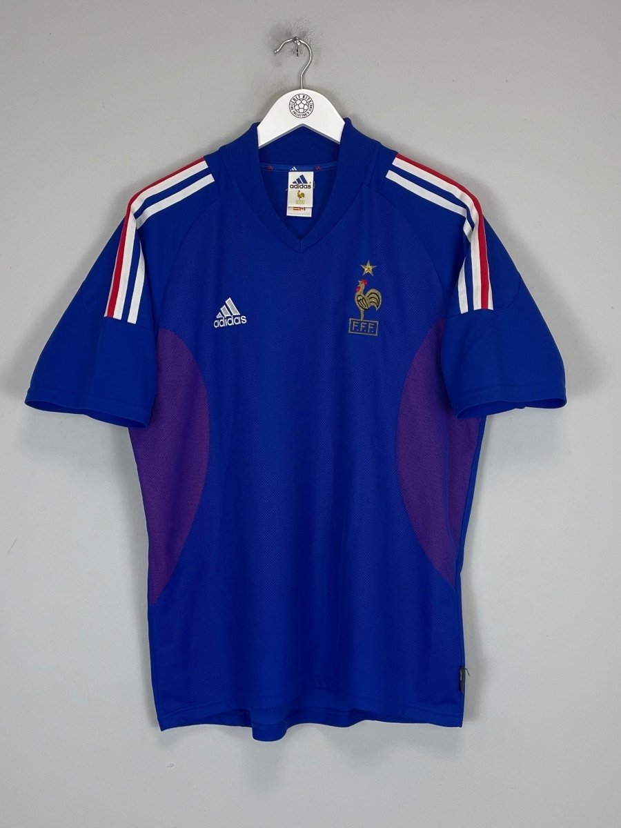 2002/04 FRANCE ZIDANE 10 HOME SHIRT (M) ADIDAS - Cult Kits - Medium - Buy Vintage Football Shirts, Authentic Retro Football Shirts For Sale, Classic Football Shirts & Soccer Jersey