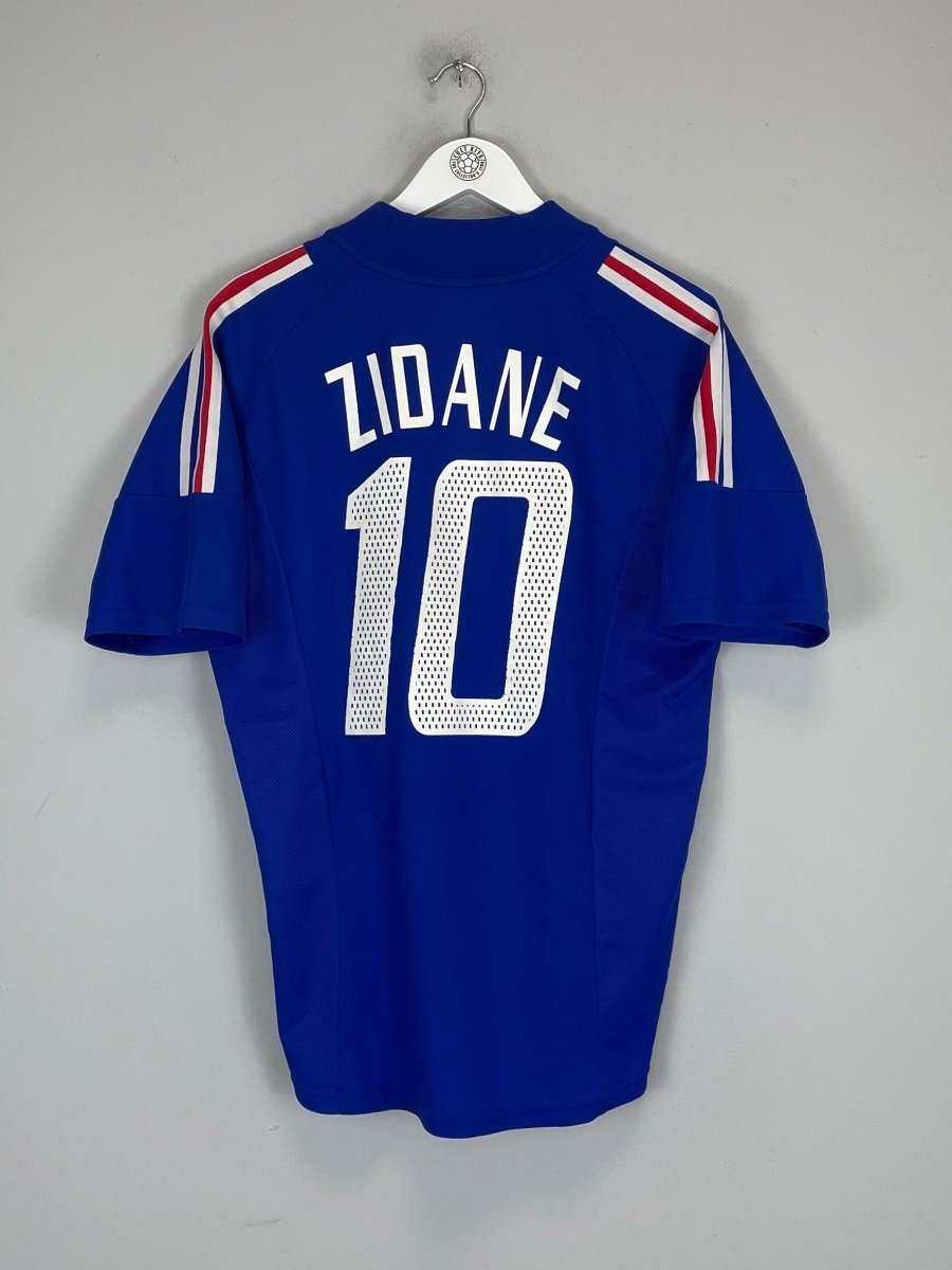 2002/04 FRANCE ZIDANE 10 HOME SHIRT (M) ADIDAS - Cult Kits - Medium - Buy Vintage Football Shirts, Authentic Retro Football Shirts For Sale, Classic Football Shirts & Soccer Jersey