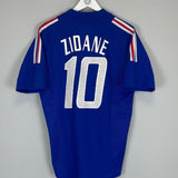 2002/04 FRANCE ZIDANE 10 HOME SHIRT (M) ADIDAS - Cult Kits - Medium - Buy Vintage Football Shirts, Authentic Retro Football Shirts For Sale, Classic Football Shirts & Soccer Jersey