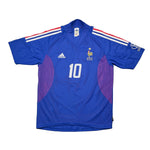 Buy 2002/04 France Zidane 10 Home Shirt (M) Adidas ~ Free worldwide shipping available ~ Authentic Vintage Football Shirts from Cult Kits