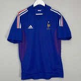 Shop 2002/04 FRANCE ZIDANE #10 HOME SHIRT (M) ADIDAS, classic football shirts, vintage football shirts & retro soccer jerseys at Cult Kits