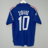 Shop 2002/04 FRANCE ZIDANE #10 HOME SHIRT (M) ADIDAS, classic football shirts, vintage football shirts & retro soccer jerseys at Cult Kits