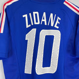 2002/04 FRANCE ZIDANE 10 HOME SHIRT (M) ADIDAS - Cult Kits - Medium - Buy Vintage Football Shirts, Authentic Retro Football Shirts For Sale, Classic Football Shirts & Soccer Jersey