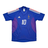 Buy 2002/04 FRANCE ZIDANE 10 HOME SHIRT (S) ADIDAS ~ Free worldwide shipping available ~ Authentic Vintage Football Shirts from Cult Kits