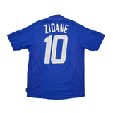 Buy 2002/04 FRANCE ZIDANE 10 HOME SHIRT (S) ADIDAS ~ Free worldwide shipping available ~ Authentic Vintage Football Shirts from Cult Kits