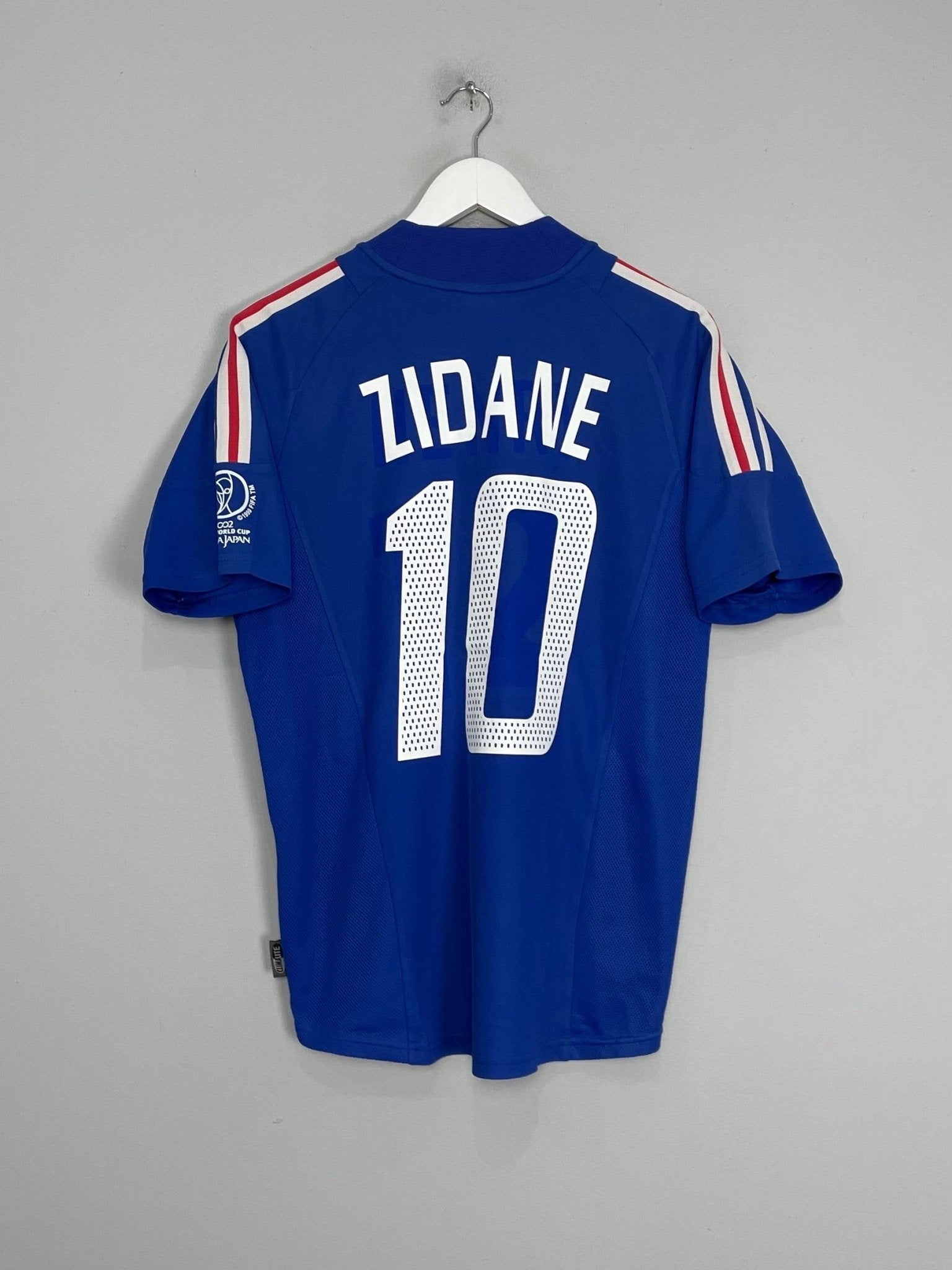 Shop 2002/04 FRANCE ZIDANE #10 HOME SHIRT (S) ADIDAS, classic football shirts, vintage football shirts & retro soccer jerseys at Cult Kits