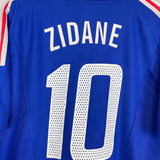 2002/04 FRANCE ZIDANE 10 HOME SHIRT (XL) ADIDAS - Cult Kits - XL - Buy Vintage Football Shirts, Authentic Retro Football Shirts For Sale, Classic Football Shirts & Soccer Jersey