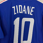 Shop 2002/04 FRANCE ZIDANE #10 HOME SHIRT (XL) ADIDAS, classic football shirts, vintage football shirts & retro soccer jerseys at Cult Kits