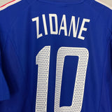 Shop 2002/04 FRANCE ZIDANE #10 HOME SHIRT (XL) ADIDAS, classic football shirts, vintage football shirts & retro soccer jerseys at Cult Kits
