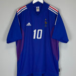 2002/04 FRANCE ZIDANE 10 HOME SHIRT (XL) ADIDAS - Cult Kits - XL - Buy Vintage Football Shirts, Authentic Retro Football Shirts For Sale, Classic Football Shirts & Soccer Jersey