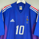2002/04 FRANCE ZIDANE 10 HOME SHIRT (XL) ADIDAS - Cult Kits - XL - Buy Vintage Football Shirts, Authentic Retro Football Shirts For Sale, Classic Football Shirts & Soccer Jersey