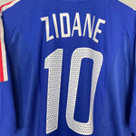 Shop 2002/04 FRANCE ZIDANE #10 HOME SHIRT (XXL) ADIDAS, classic football shirts, vintage football shirts & retro soccer jerseys at Cult Kits
