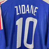 Shop 2002/04 FRANCE ZIDANE #10 HOME SHIRT (XXL) ADIDAS, classic football shirts, vintage football shirts & retro soccer jerseys at Cult Kits