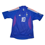 Buy 2002/04 France Zidane 10 *Player Issue* Home Shirt (M) Adidas ~ Free worldwide shipping ~ Authentic Vintage Football Shirts from Cult Kits
