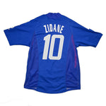 Buy 2002/04 France Zidane 10 *Player Issue* Home Shirt (M) Adidas ~ Free worldwide shipping ~ Authentic Vintage Football Shirts from Cult Kits