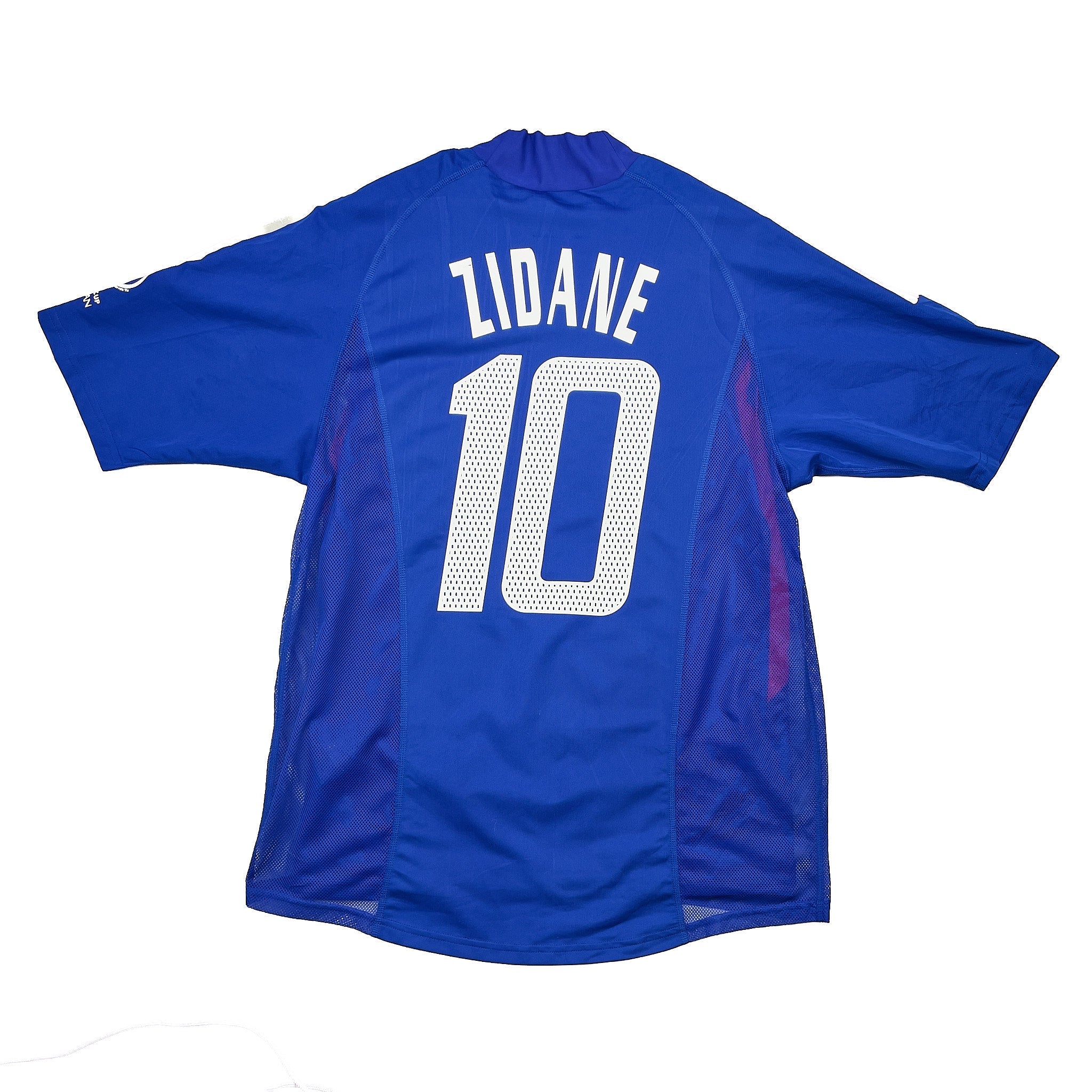 Buy 2002/04 France Zidane 10 *Player Issue* Home Shirt (M) Adidas ~ Free worldwide shipping ~ Authentic Vintage Football Shirts from Cult Kits