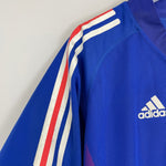 Shop 2002/04 FRANCE ZIDANE #10 *PLAYER ISSUE* HOME SHIRT (XL) ADIDAS, classic football shirts, vintage football shirts & retro soccer jerseys at Cult Kits