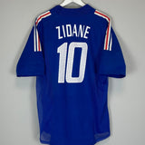 Shop 2002/04 FRANCE ZIDANE #10 *PLAYER ISSUE* HOME SHIRT (XL) ADIDAS, classic football shirts, vintage football shirts & retro soccer jerseys at Cult Kits