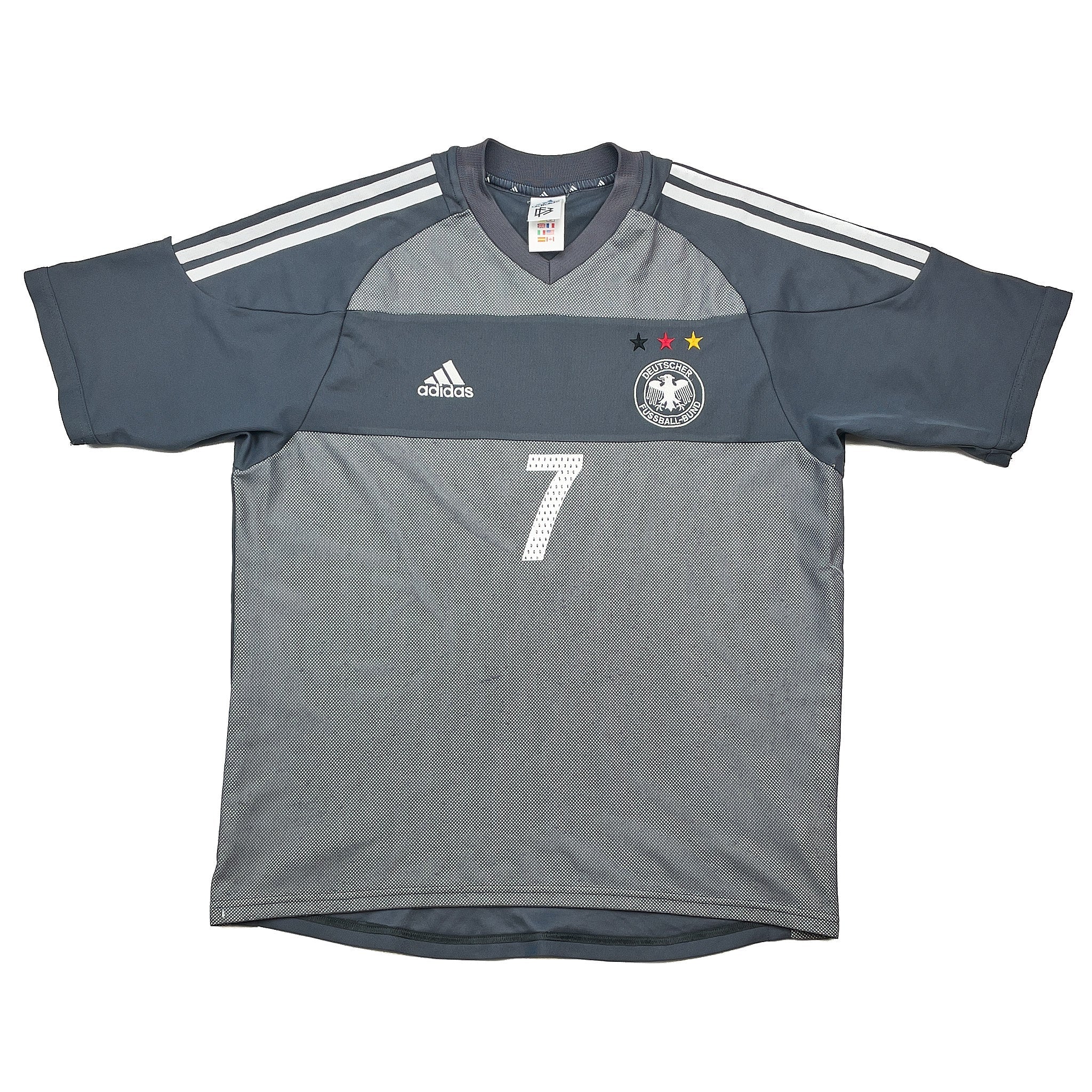 Buy 2002/04 Germany Neuville 7 Away Shirt (L) Adidas ~ Free worldwide shipping available ~ Authentic Vintage Football Shirts from Cult Kits