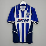 Shop 2002/04 HERTHA BERLIN HOME SHIRT (M) NIKE, classic football shirts, vintage football shirts & retro soccer jerseys at Cult Kits
