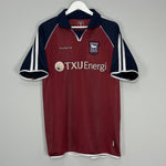 Shop 2002/04 IPSWICH TOWN AWAY SHIRT (L) PUNCH, classic football shirts, vintage football shirts & retro soccer jerseys at Cult Kits