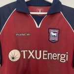Shop 2002/04 IPSWICH TOWN AWAY SHIRT (L) PUNCH, classic football shirts, vintage football shirts & retro soccer jerseys at Cult Kits