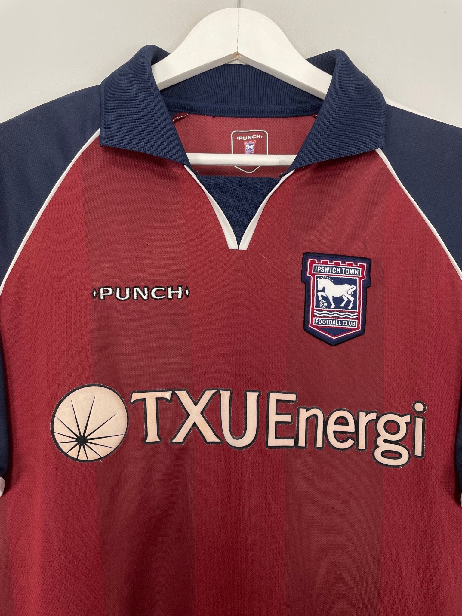 Shop 2002/04 IPSWICH TOWN AWAY SHIRT (L) PUNCH, classic football shirts, vintage football shirts & retro soccer jerseys at Cult Kits