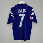 Shop 2002/04 JAPAN NAKATA #7 *PLAYER ISSUE* HOME SHIRT (L) ADIDAS, classic football shirts, vintage football shirts & retro soccer jerseys at Cult Kits