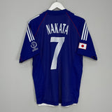 Shop 2002/04 JAPAN NAKATA #7 *PLAYER ISSUE* HOME SHIRT (L) ADIDAS, classic football shirts, vintage football shirts & retro soccer jerseys at Cult Kits