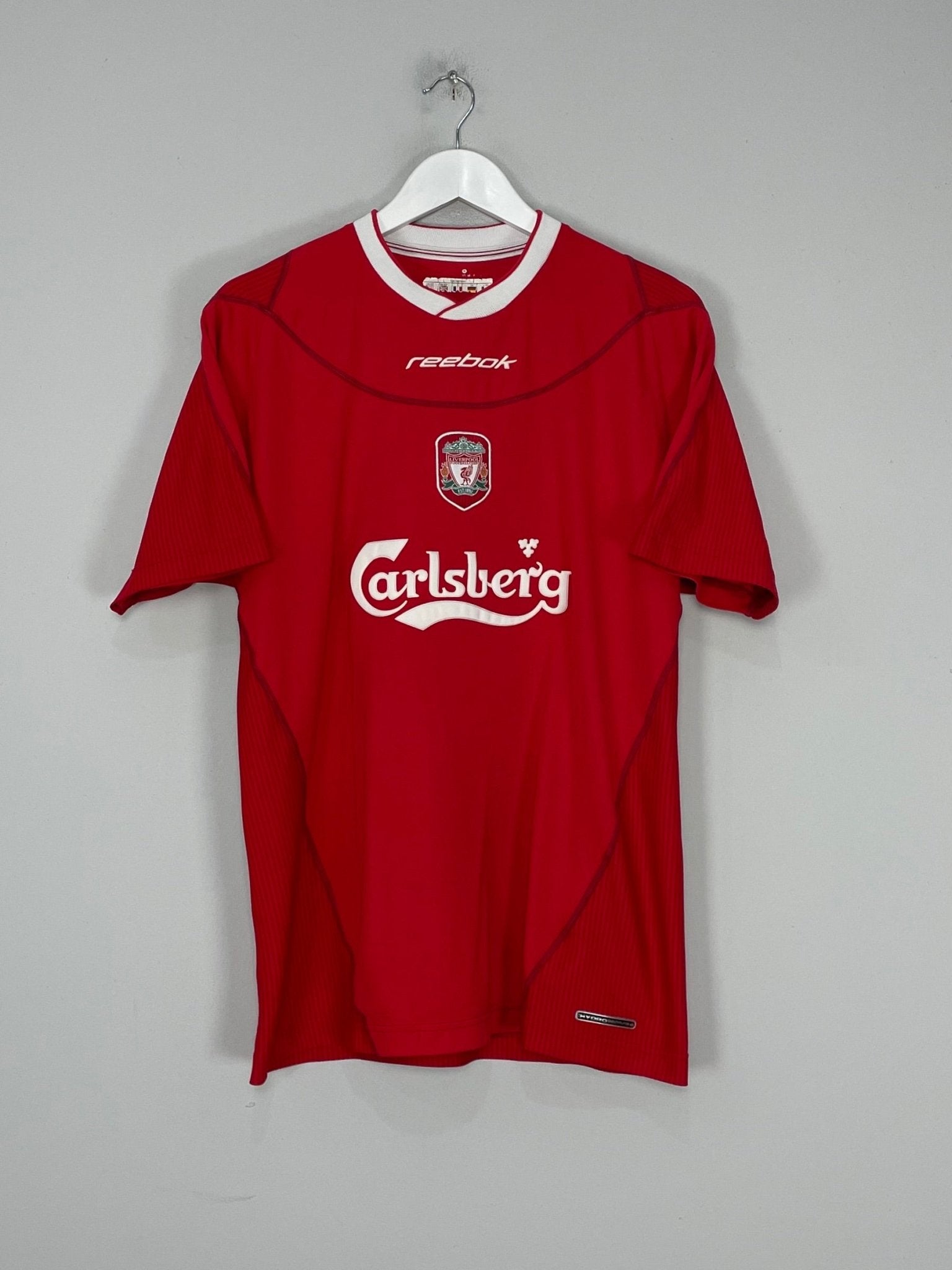 Shop 2002/04 LIVERPOOL GERRARD #17 HOME SHIRT (M) REEBOK, classic football shirts, vintage football shirts & retro soccer jerseys at Cult Kits