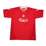 Buy 2002/04 Liverpool Gerrard 17 Home Shirt (XL) Reebok ~ Free worldwide shipping ~ Authentic Vintage Football Shirts from Cult Kits