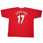 Buy 2002/04 Liverpool Gerrard 18 Home Shirt (XXL) Reebok ~ Free worldwide shipping ~ Authentic Vintage Football Shirts from Cult Kits