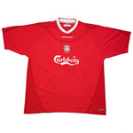 Buy 2002/04 Liverpool Gerrard 18 Home Shirt (XXL) Reebok ~ Free worldwide shipping ~ Authentic Vintage Football Shirts from Cult Kits